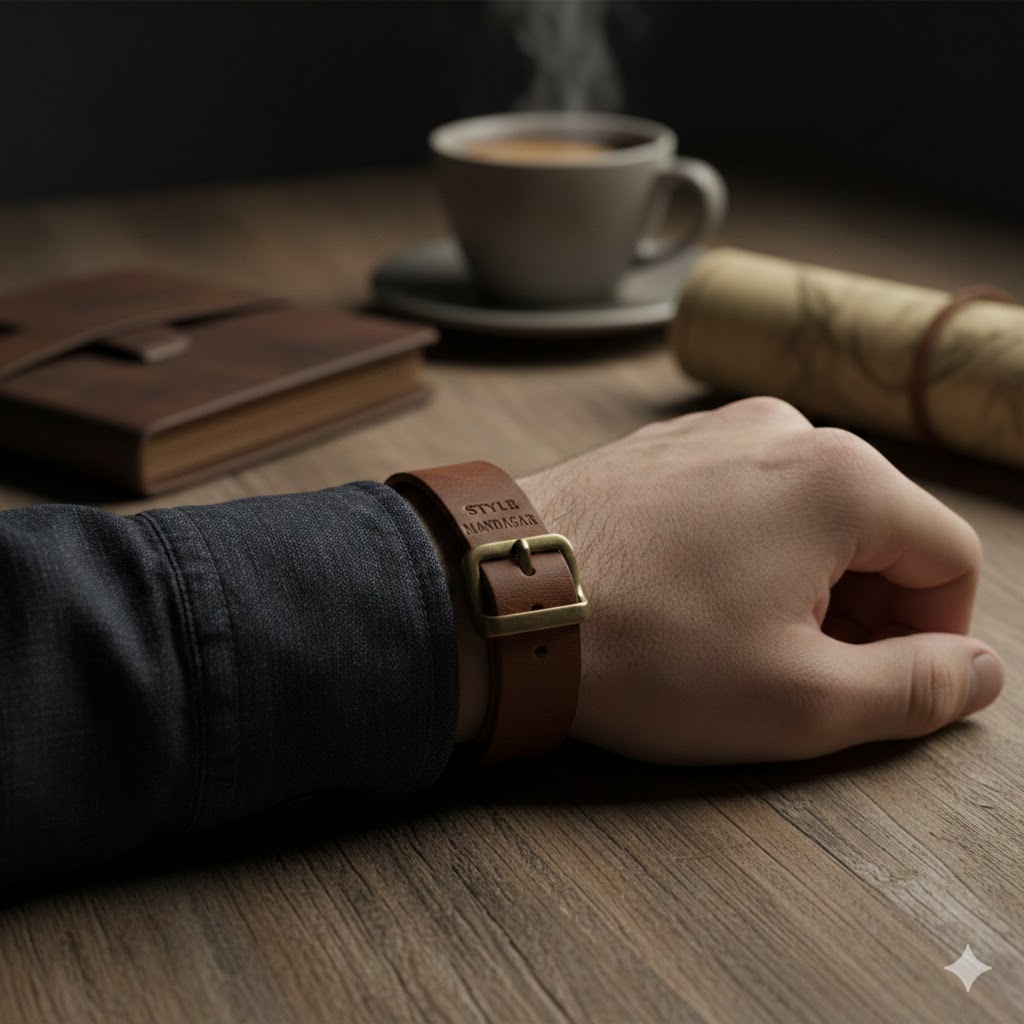 دستبند چرمی پسرانه+بهترین هدیه ولنتاین پسرانه