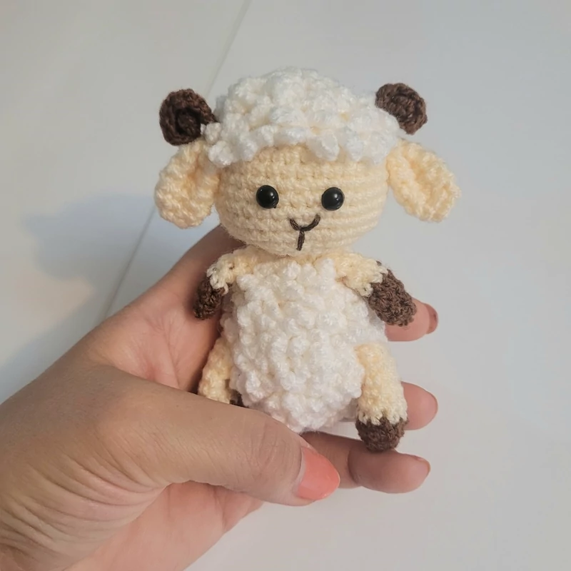 عروسک دستبافت بره کوچولو+هدیه شاپ